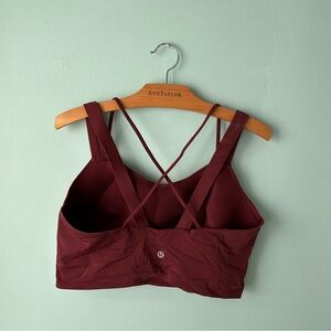 Lululemon “Like a Cloud” Longline Bra size 12 D/DD in discontinued color